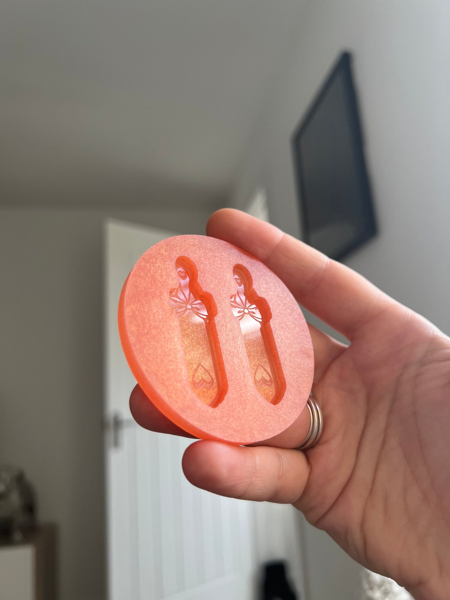 2 inch Heart Paddles Silicone Mould
