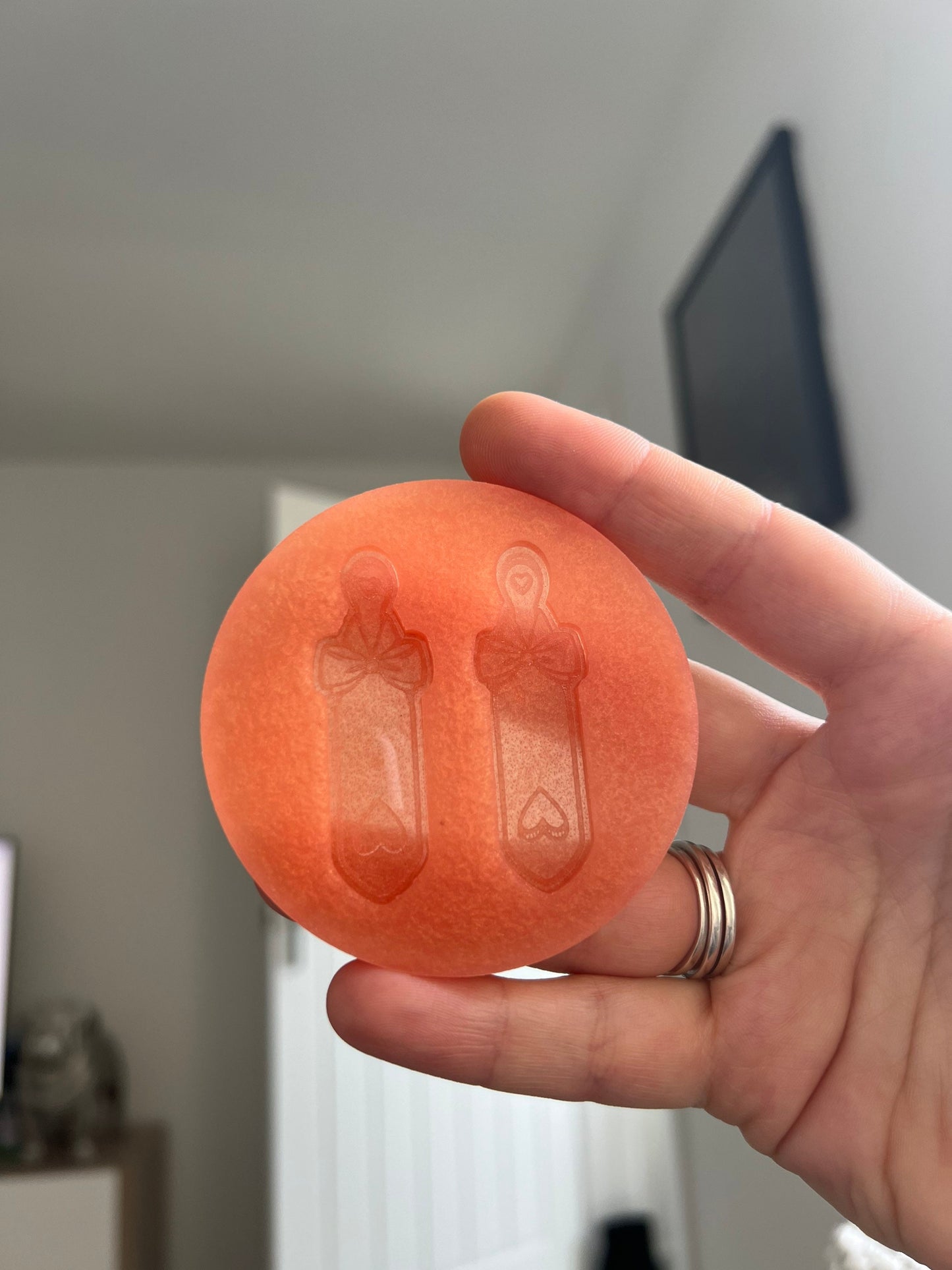 2 inch Heart Paddles Silicone Mould