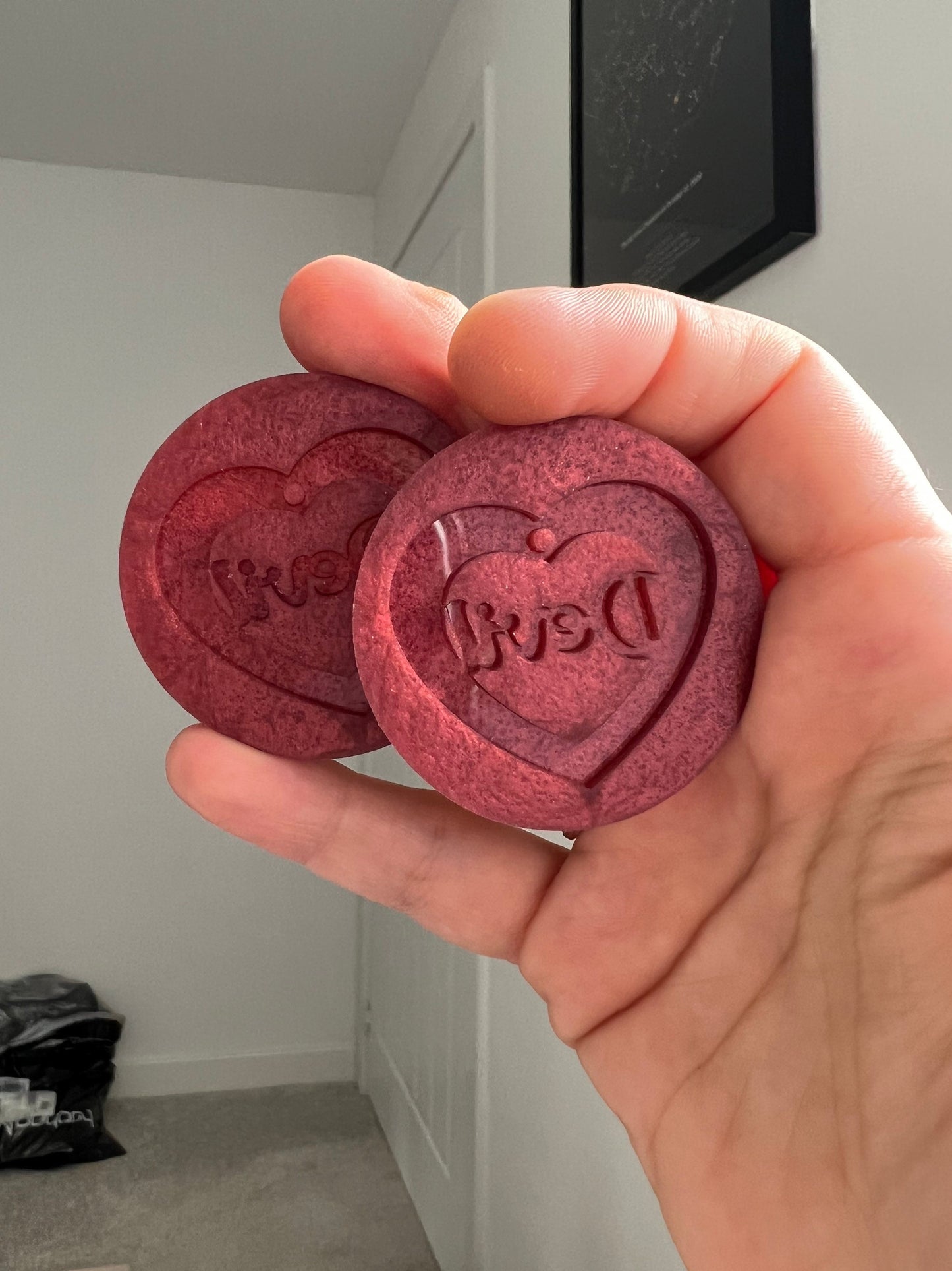 1.5 inch Devil Heart Silicone Moulds
