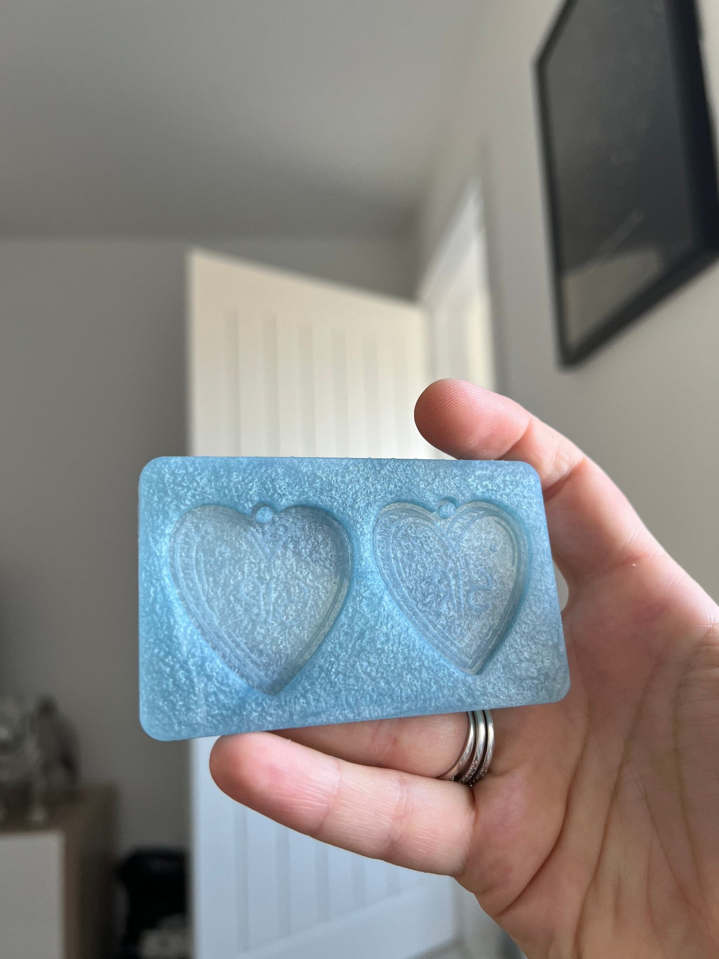 1.5 inch Rude Sir Hearts Silicone Mould