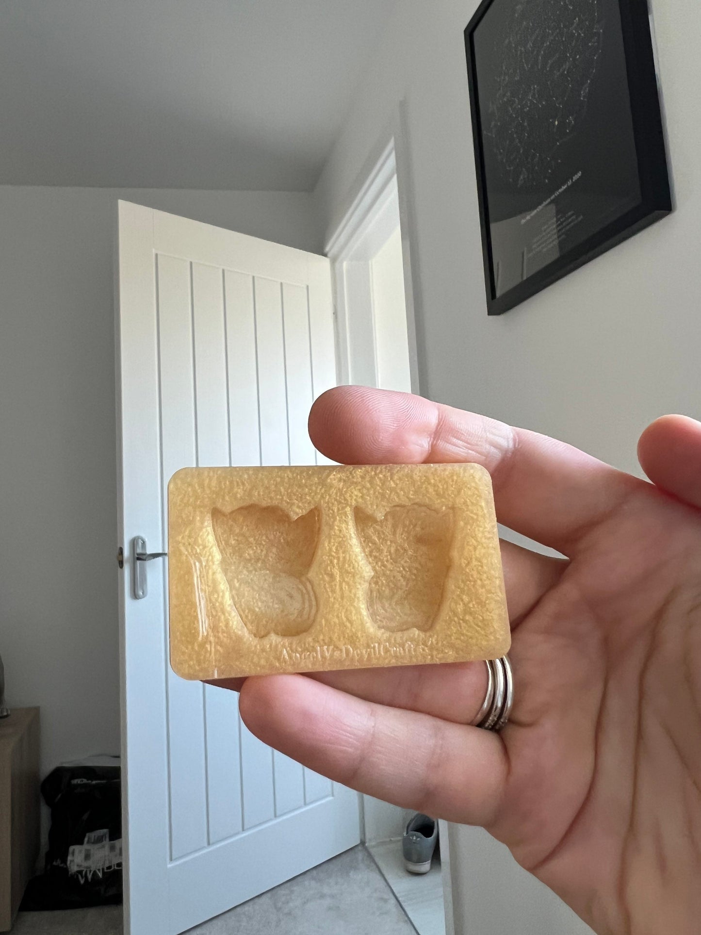 1 inch Rude Anatomical Foxy Hearts Silicone Mould