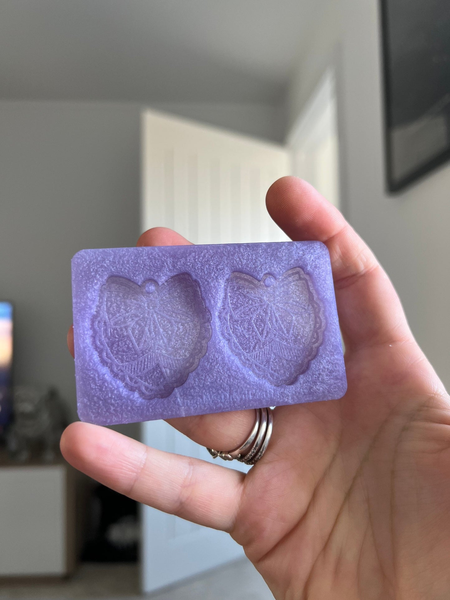 1.5 inch Rude Bow Butts Silicone Mould