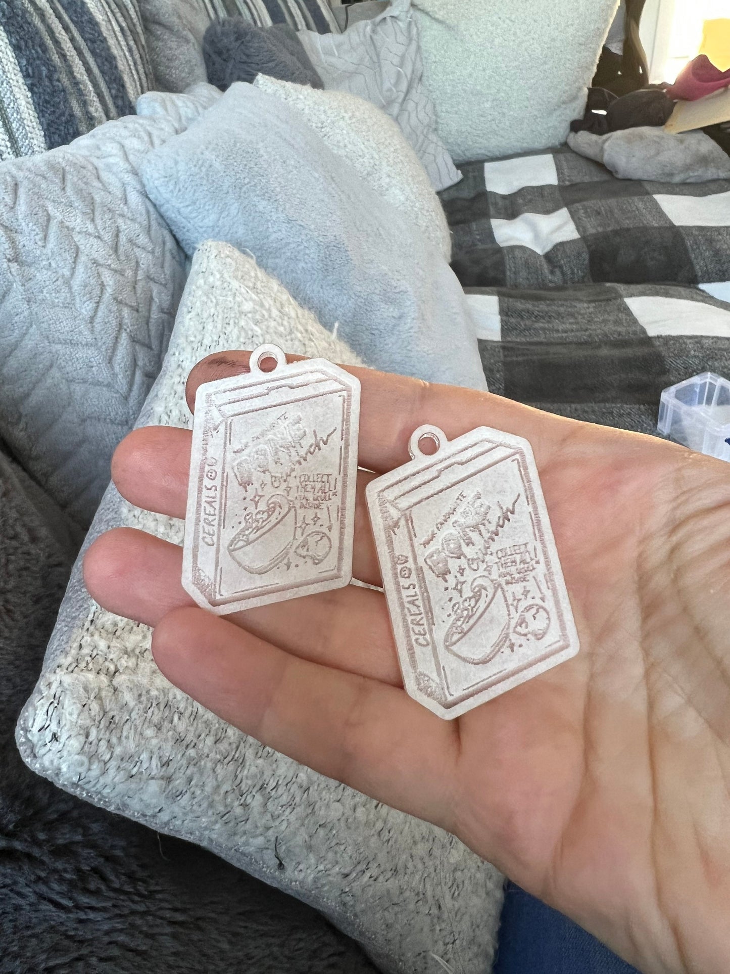 2 inch Bone Cereal Acrylic Blanks for mould making