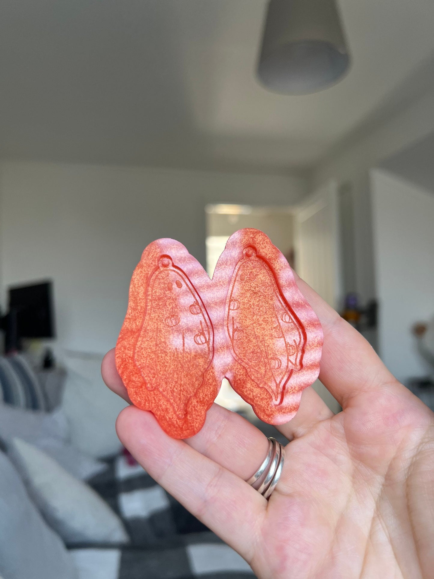 2 inch Pumpkin Ghosts Silicone Mould