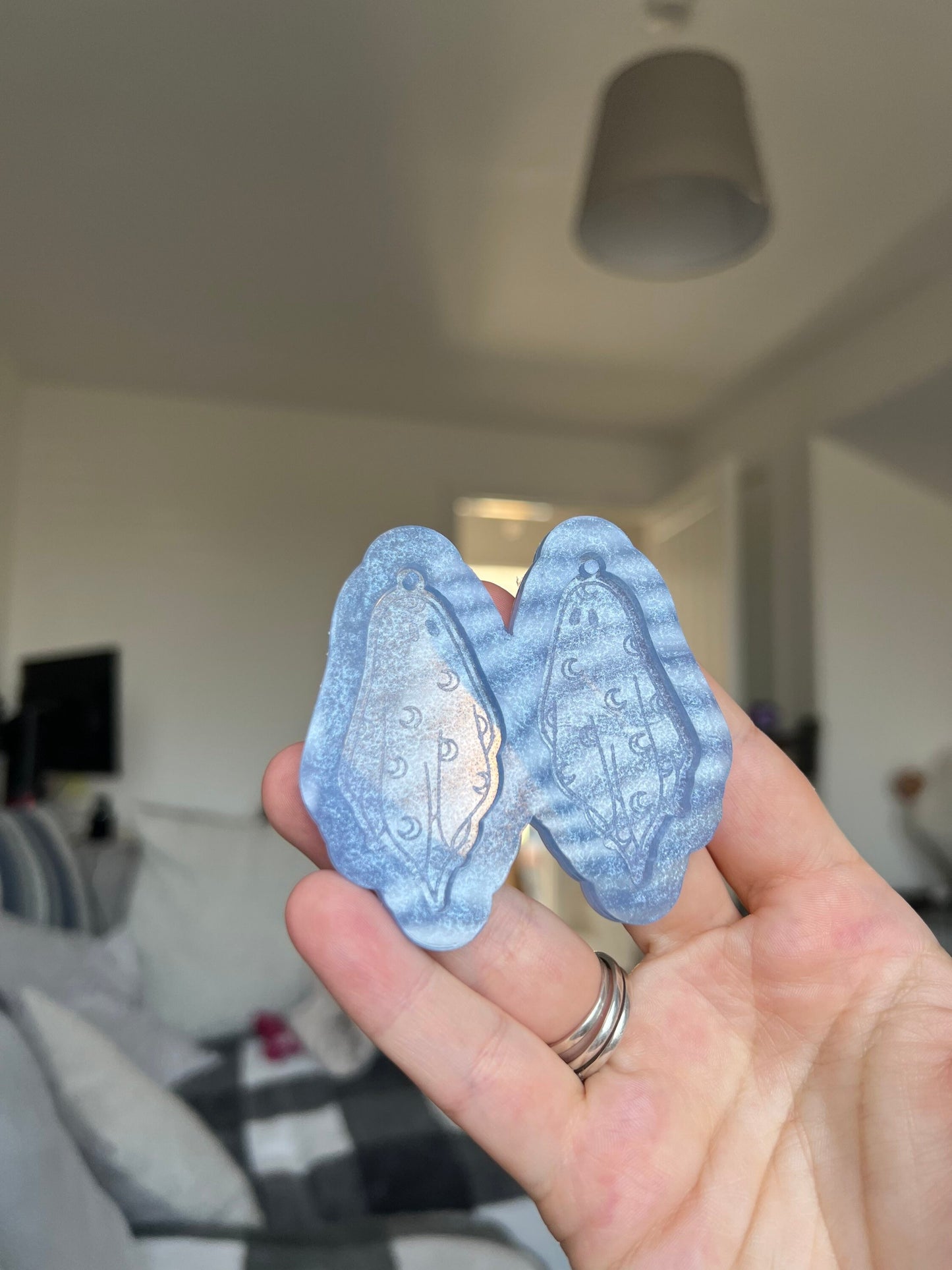2 inch Moon Ghosts Silicone Mould