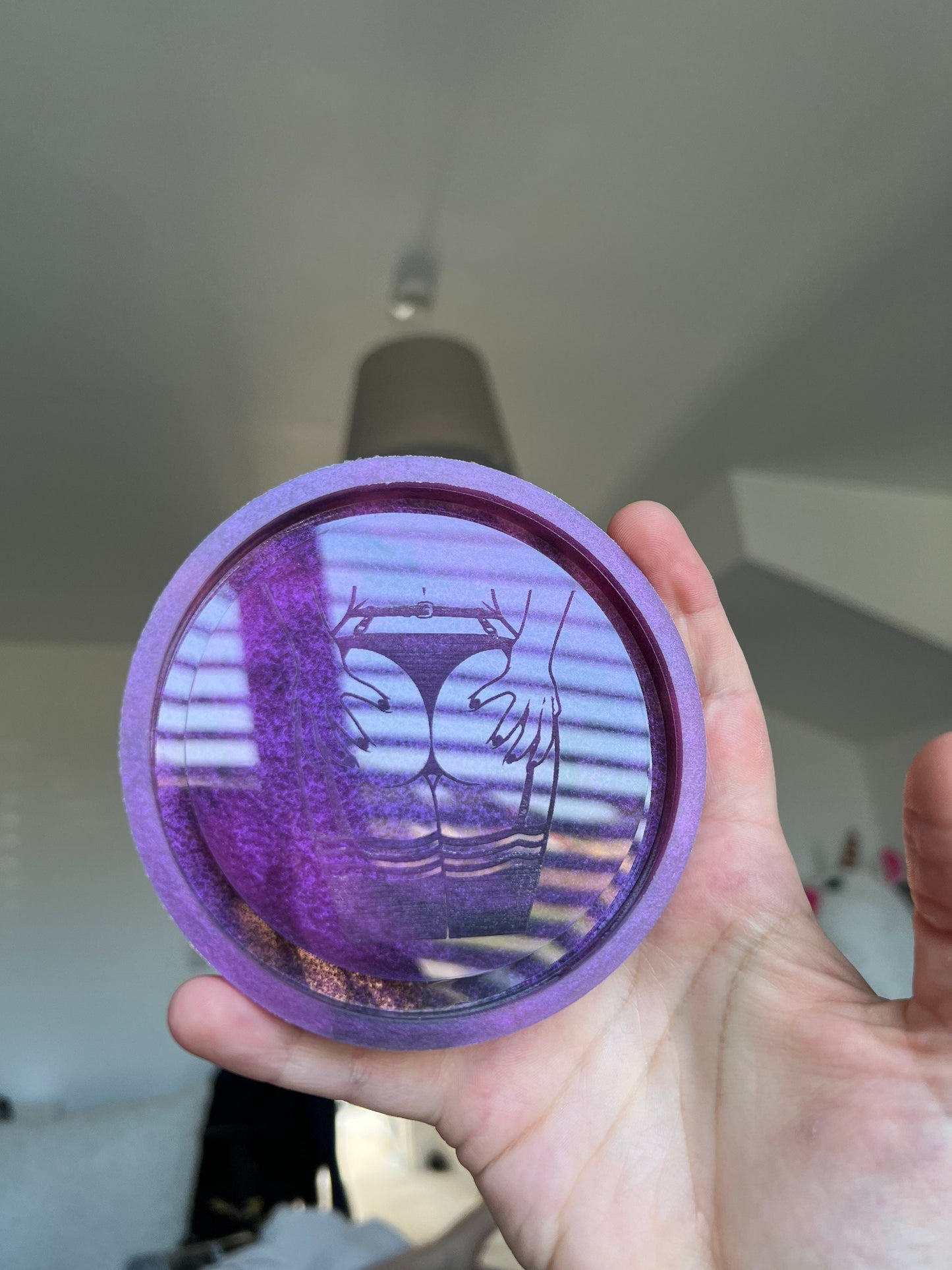4 inch Rude Sexy Butt Tray Silicone Mould