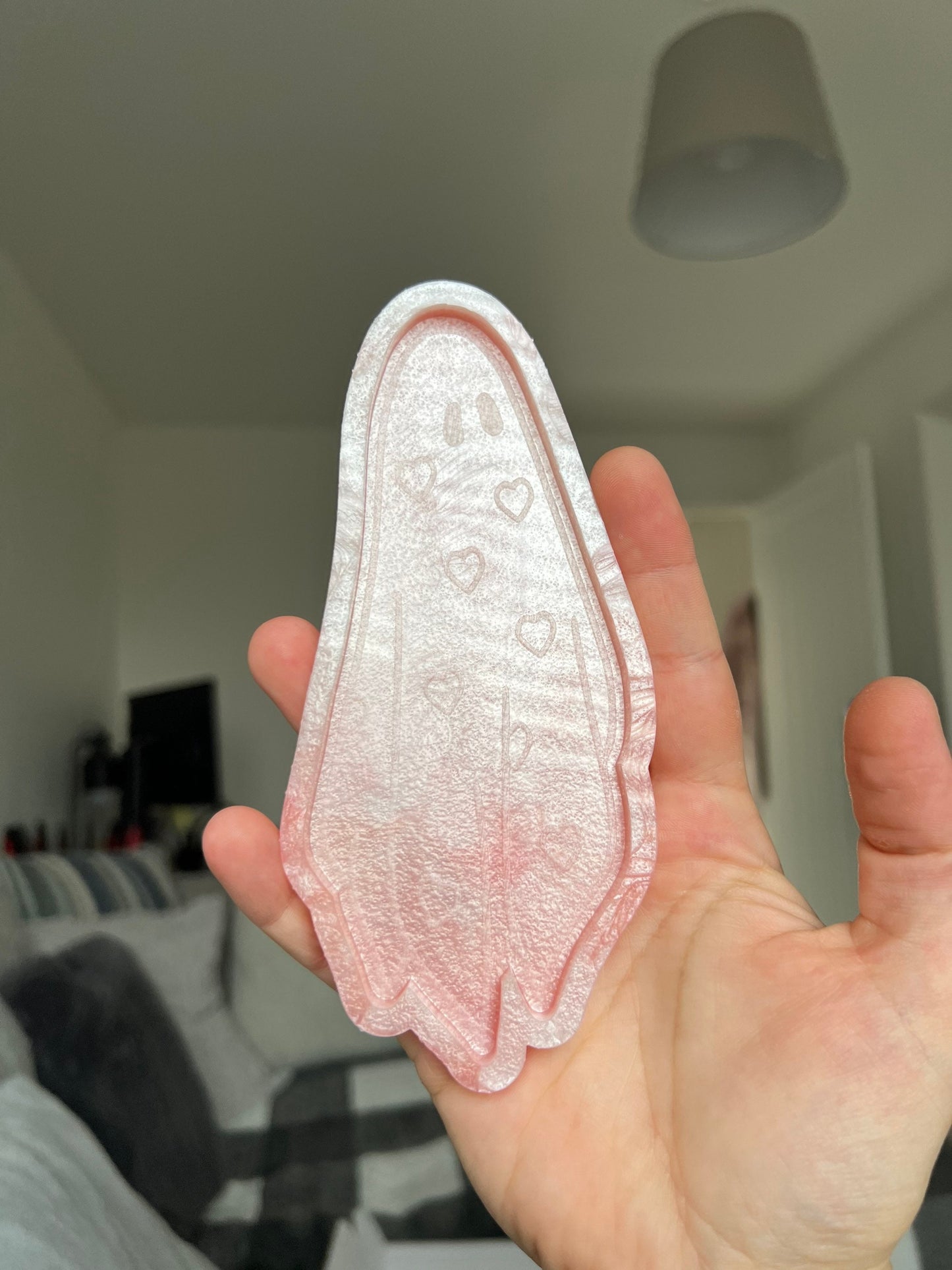 6 inch Heart Ghost Silicone Mould