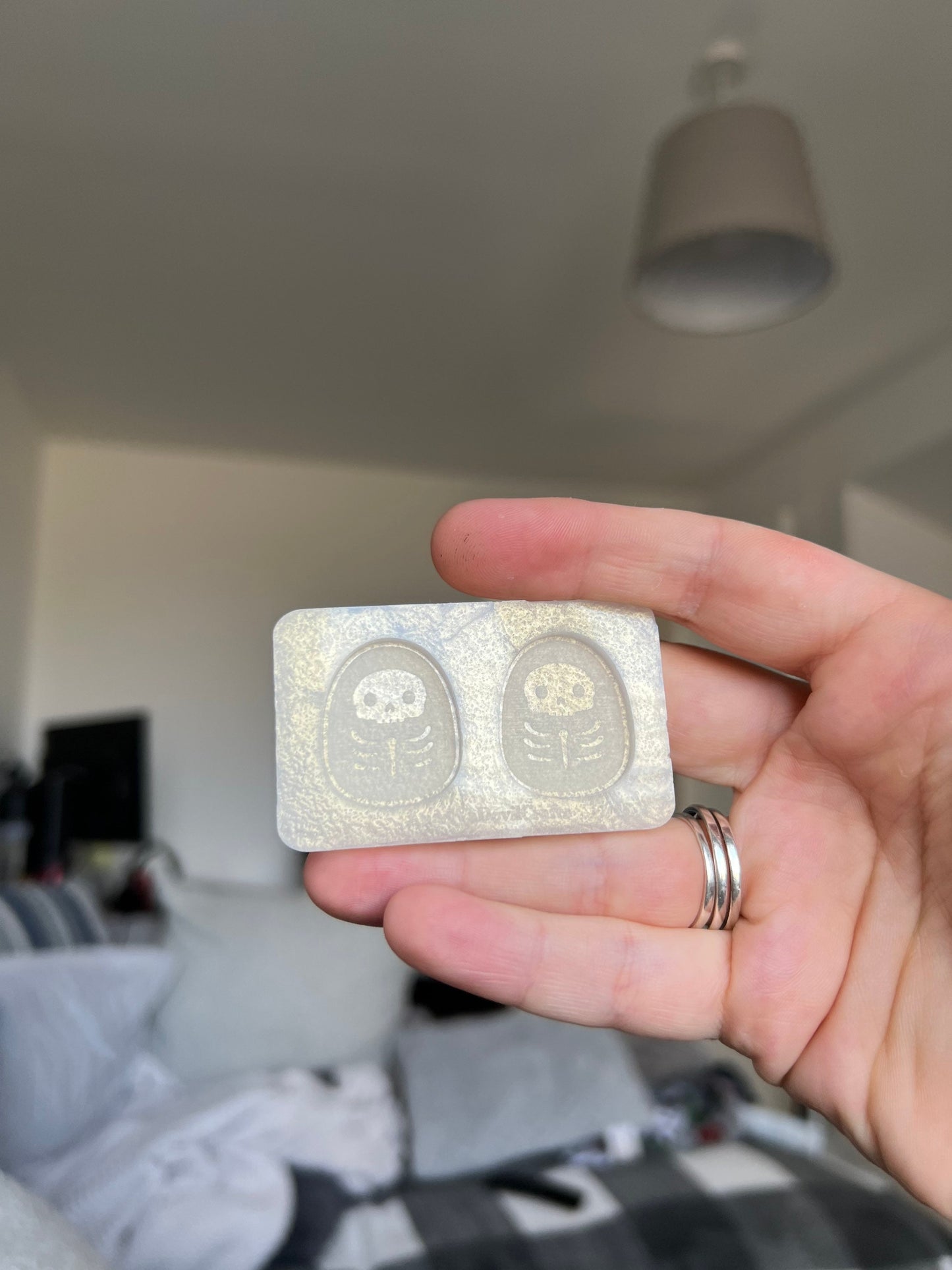 1 inch X-Ray Skeleton Squishies Silicone Mould