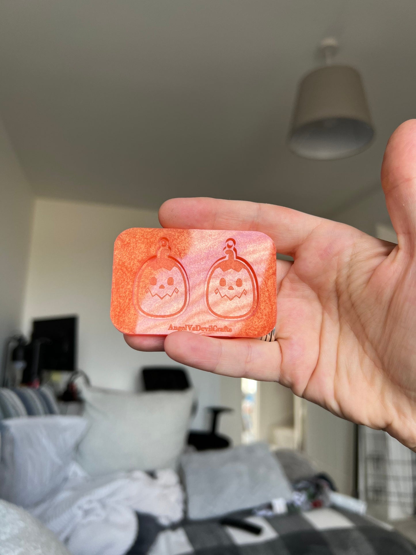 1.5 inch Pumpkin Squishies Silicone Mould