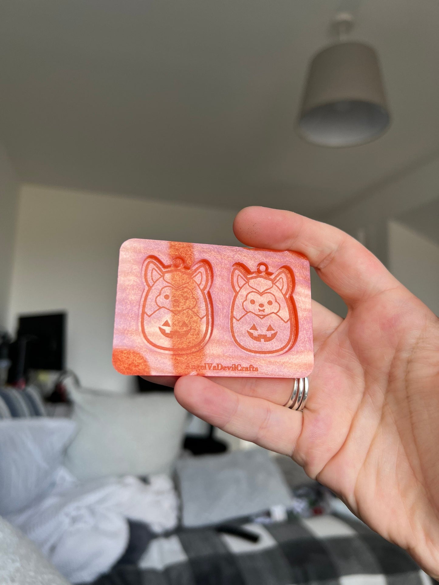 1.5 inch Cute Pumpkin Squishies Silicone Mould