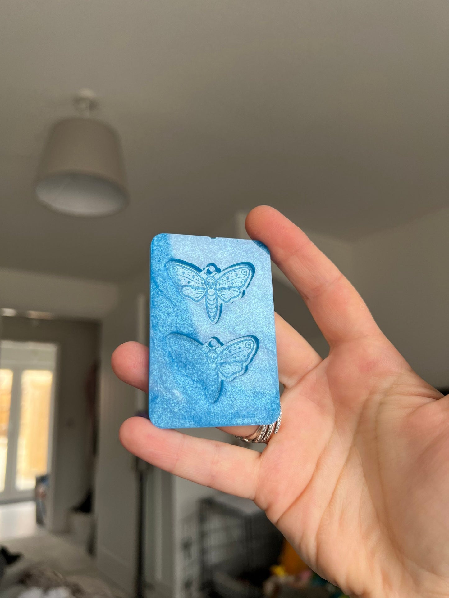 1.5 inch Cute Moths Silicone Mould