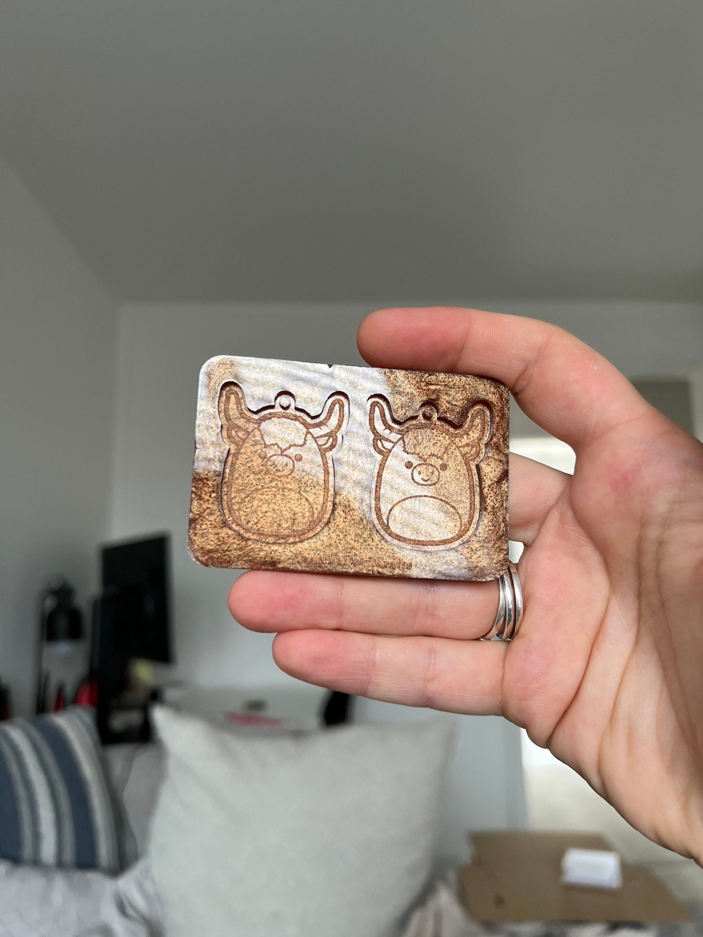 1.5 inch Bull Squishies Silicone Mould