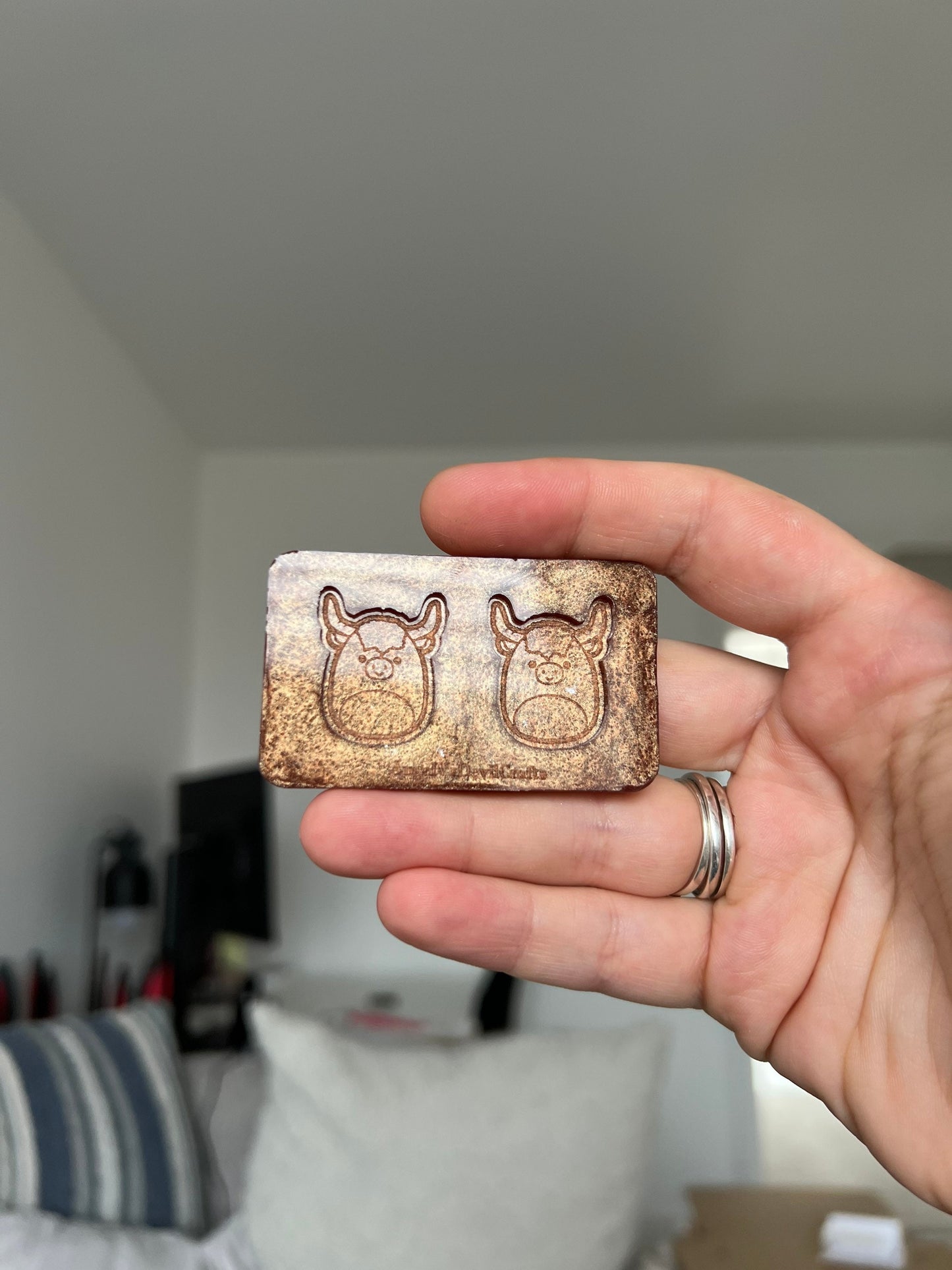 1 inch Bull Squishies Silicone Mould