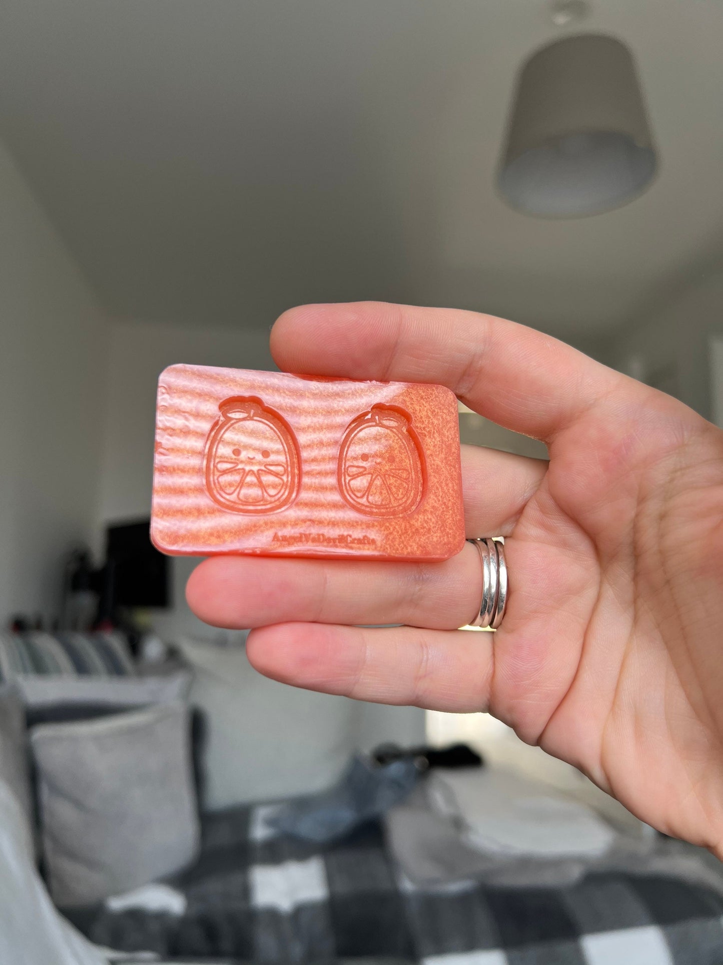 1 inch Orange Squishies Silicone Mould