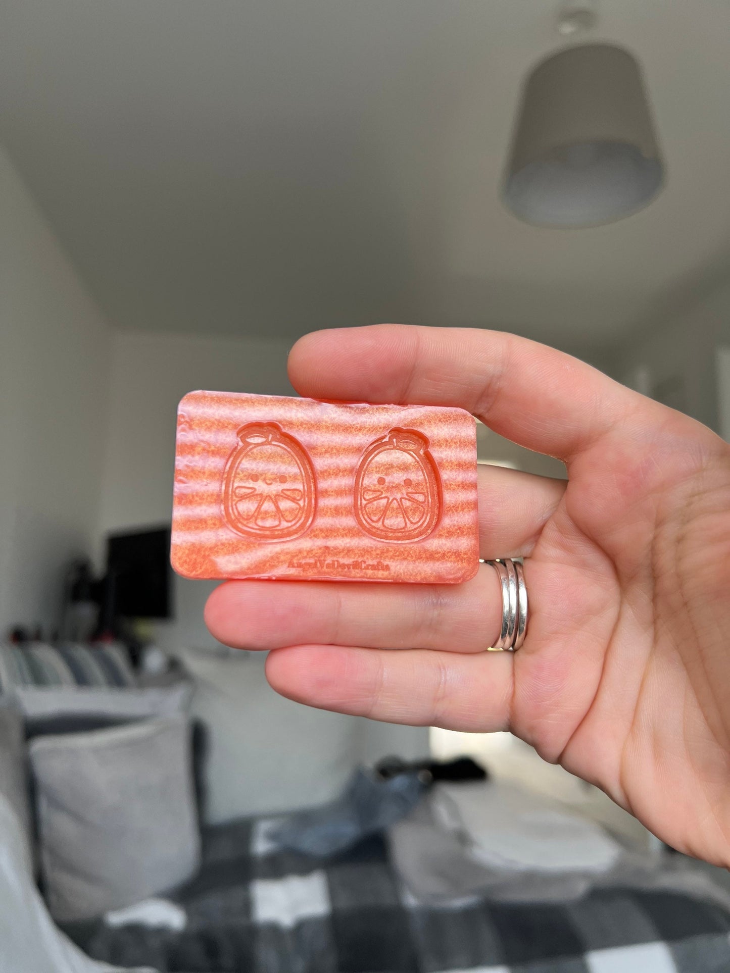 1 inch Orange Squishies Silicone Mould