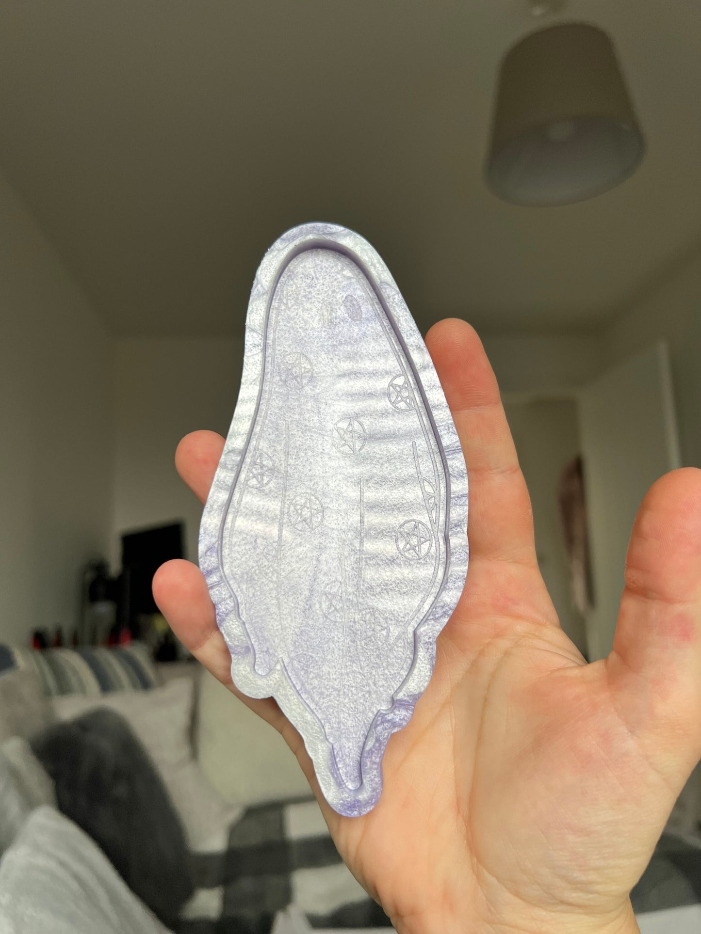 6 inch Pentagram Ghost Silicone Mould