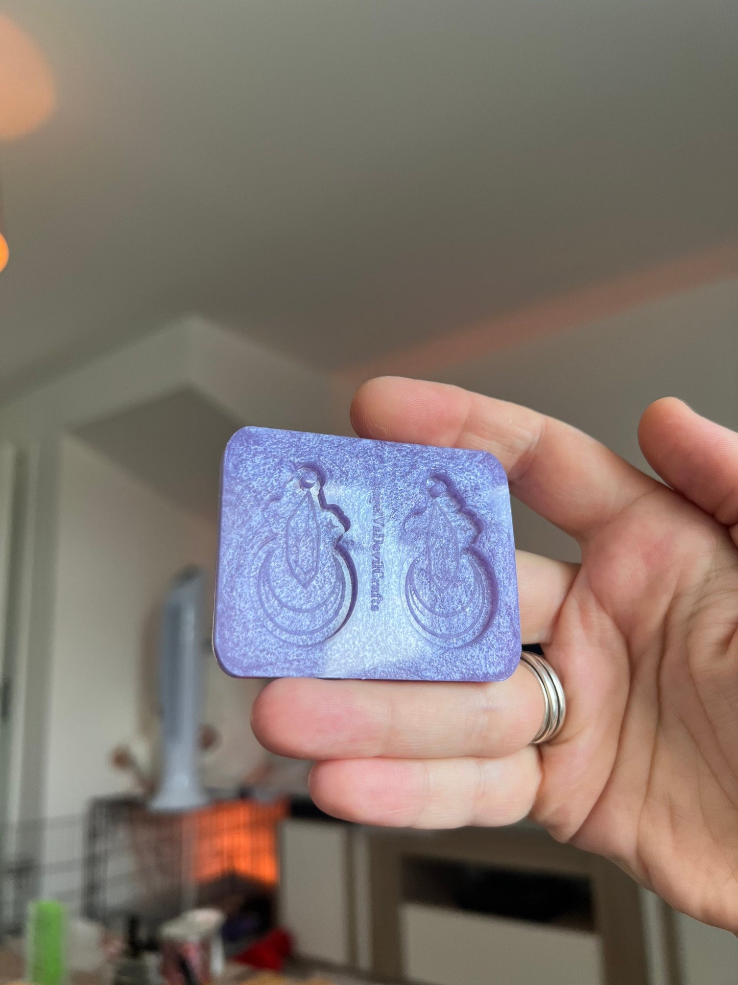 1.5 inch Crystal Moon Silicone Mould