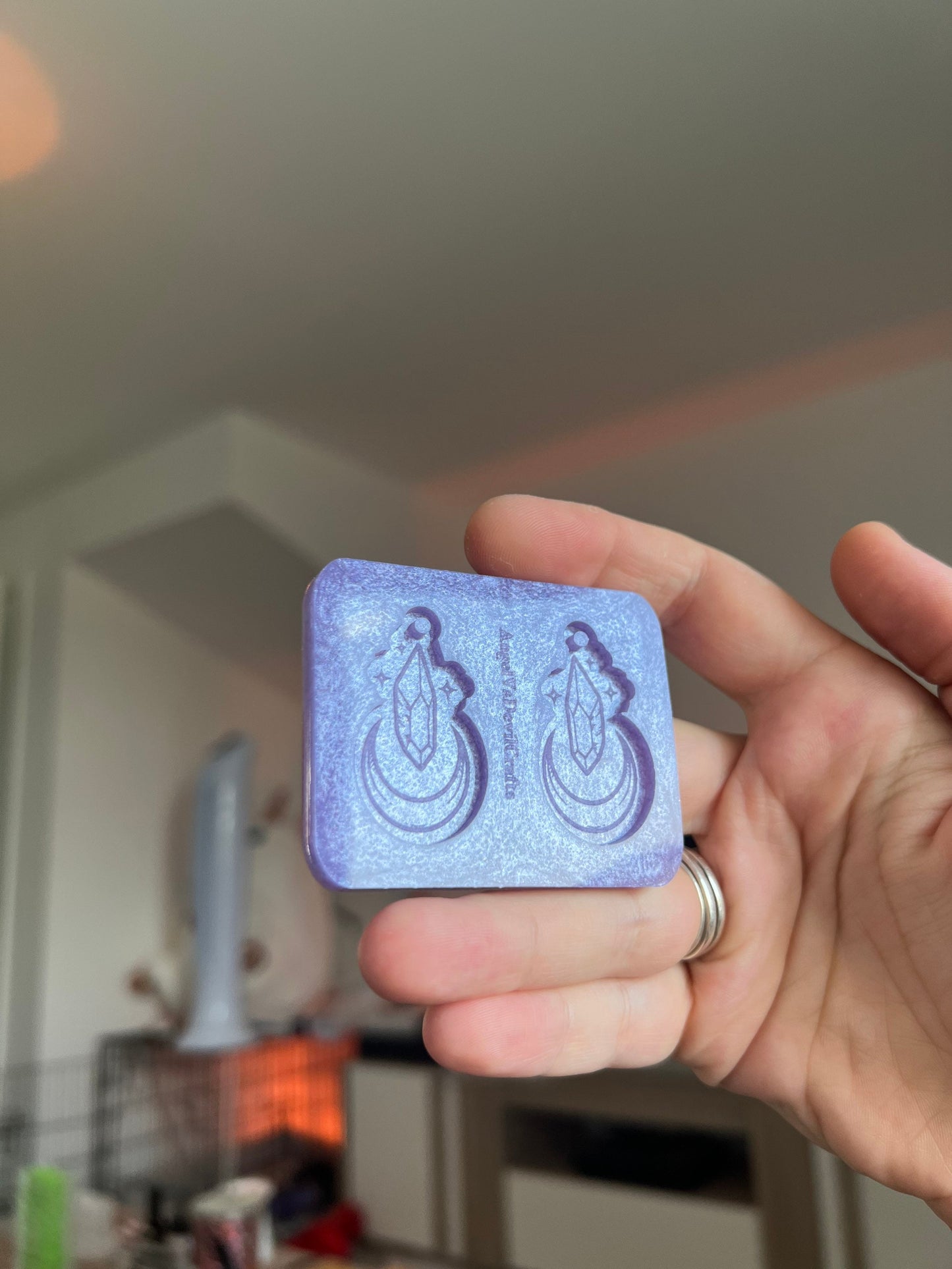 1.5 inch Crystal Moon Silicone Mould