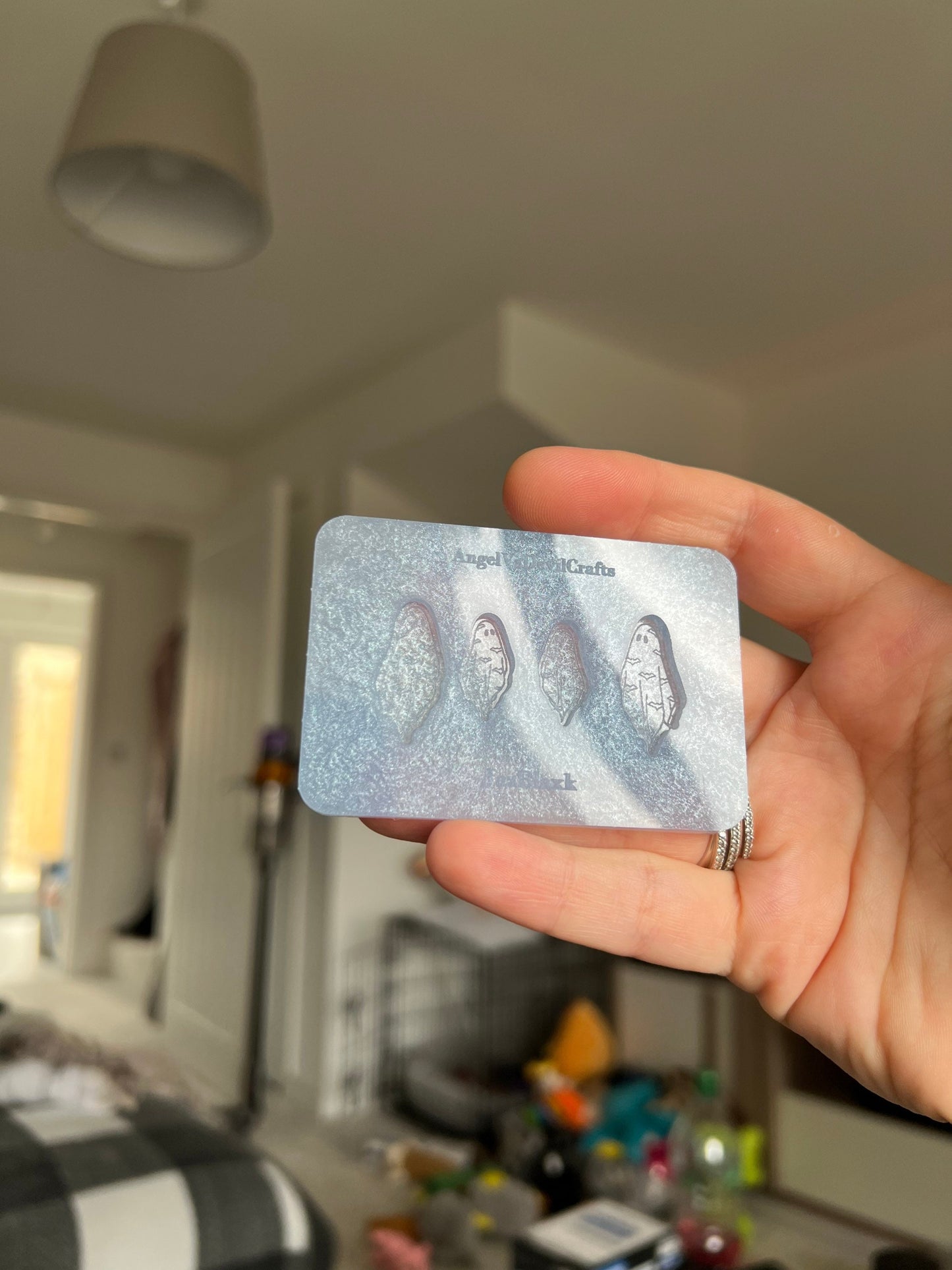 0.75 & 1 inch Bat Ghosts Silicone Mould