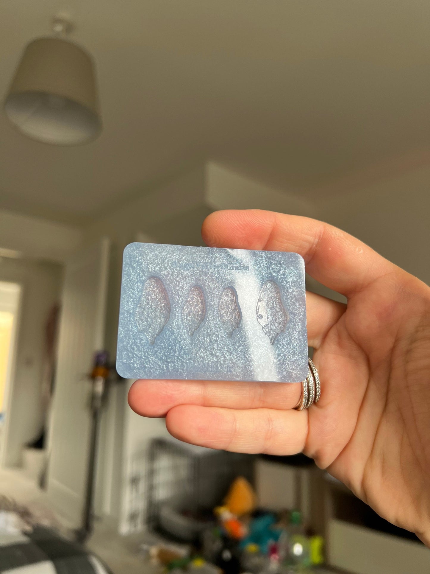 0.75 & 1 inch Pentagram Ghosts Silicone Mould