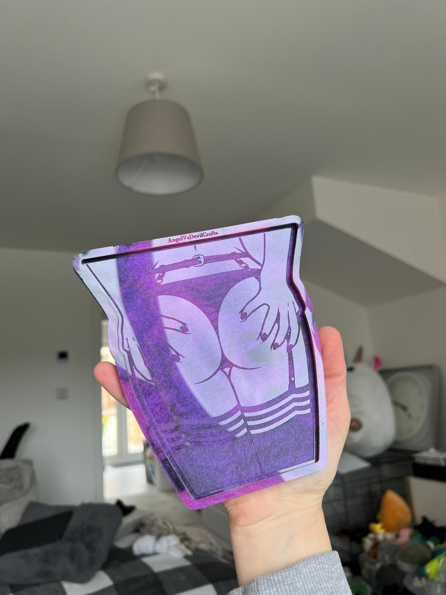 6 inch Rude Sexy Butt Silicone Mould