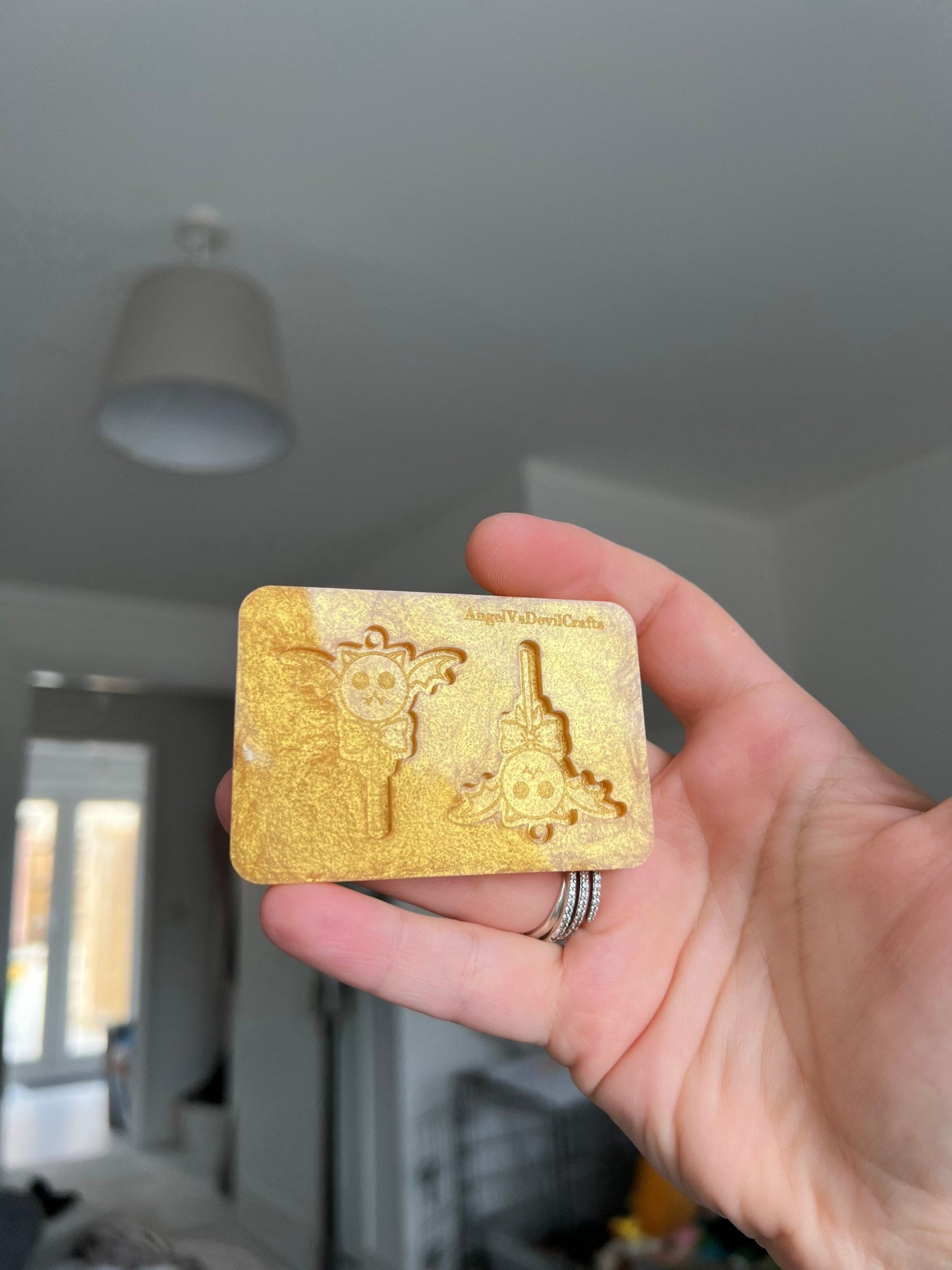 1.5 inch Cute Bat Lollipops Silicone Mould