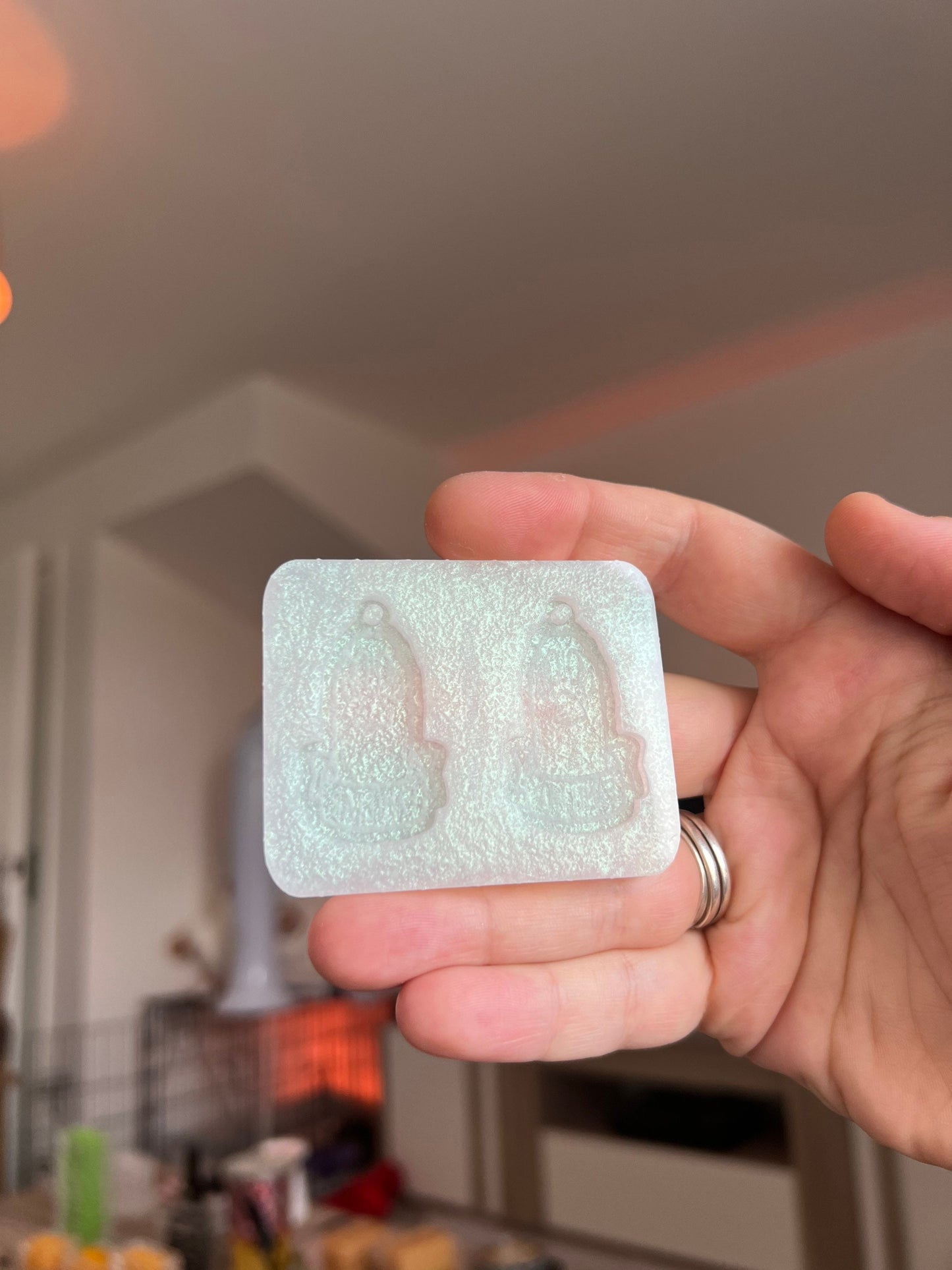 1.5 inch Familiar Paws Silicone Mould