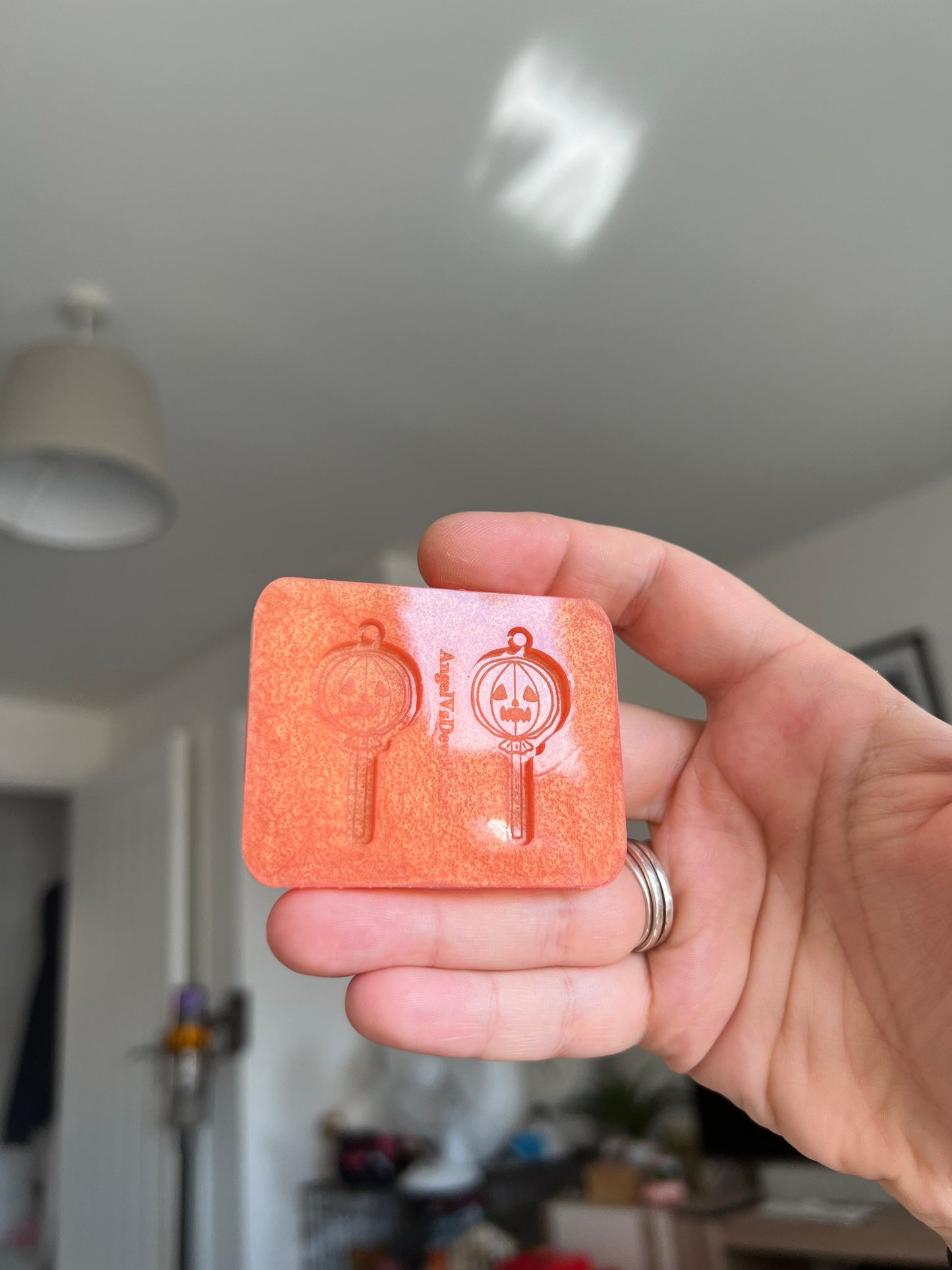 1.5 inch Pumpkin Lollipops Silicone Mould