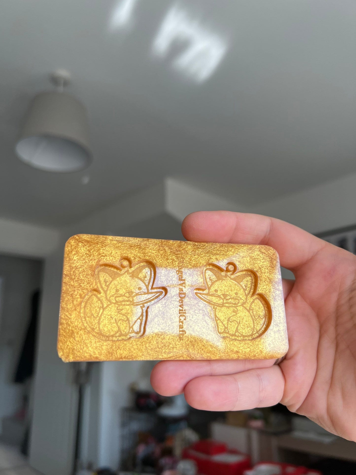 1.5 inch Stabby Foxes Silicone Mould