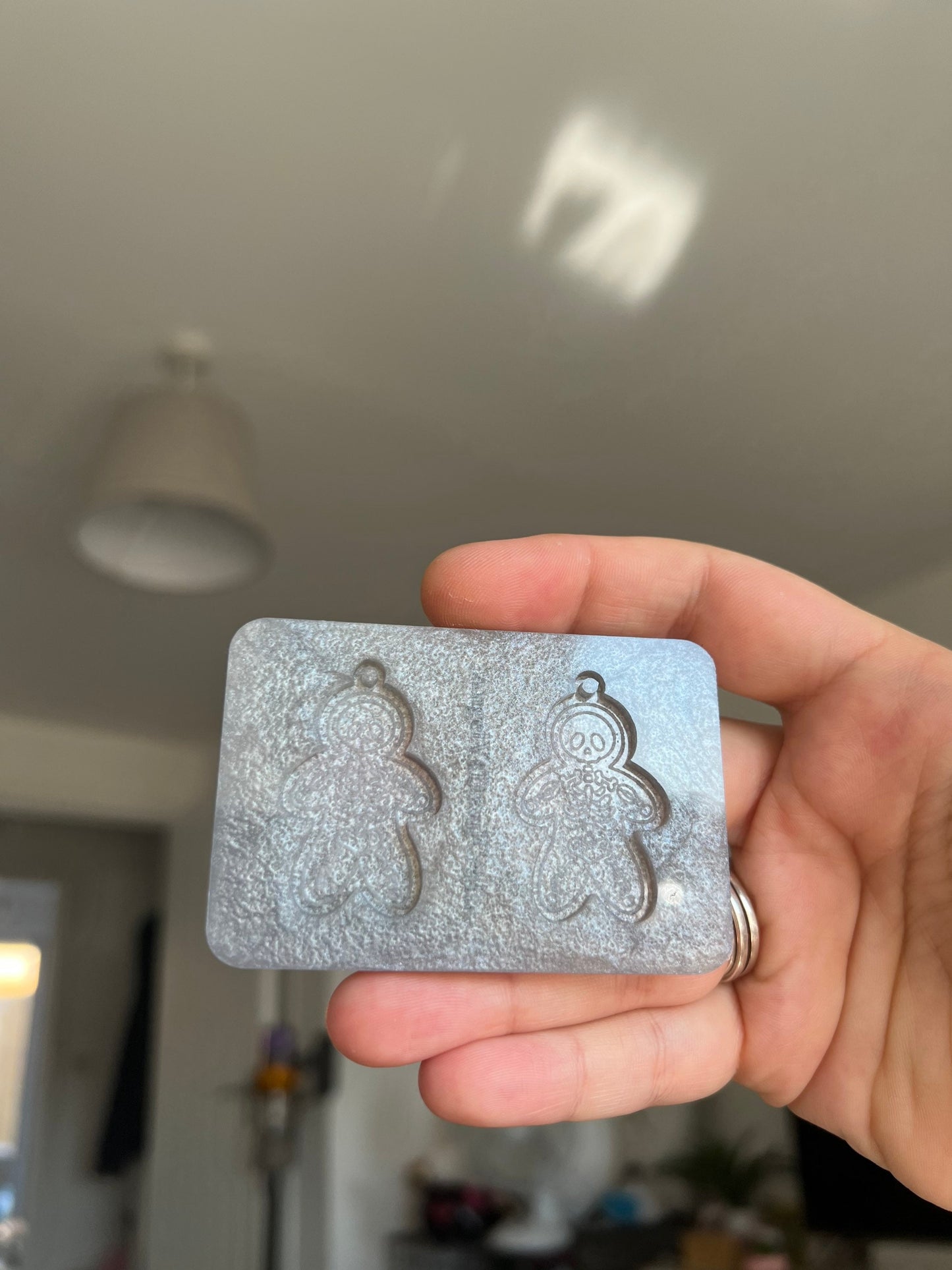 1.5 inch X-ray Gingerbread Men Silicone Mould