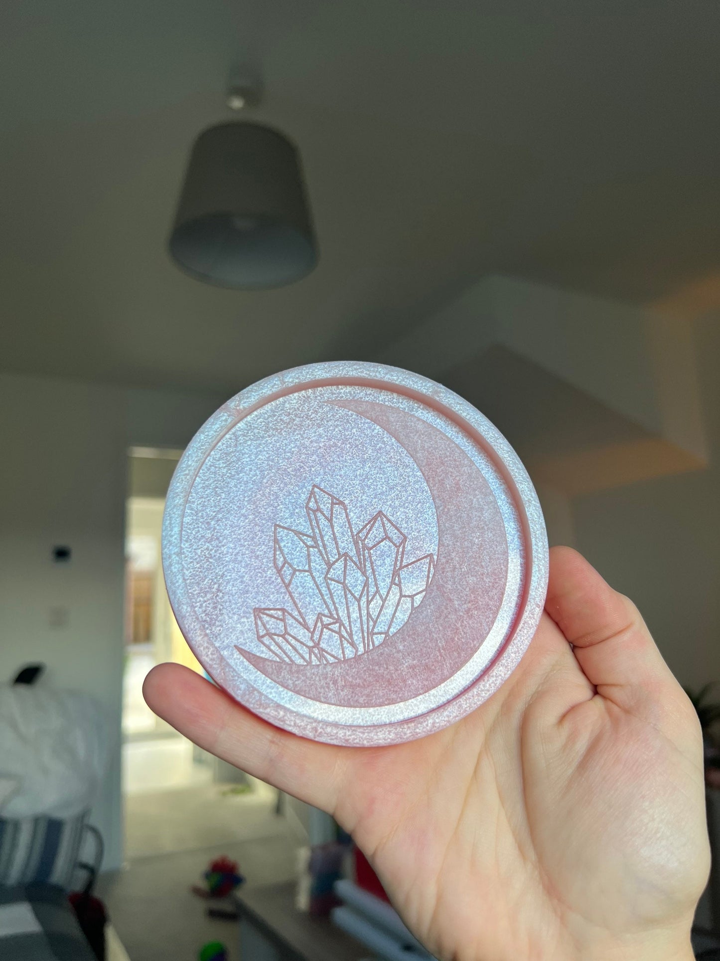 4 inch Crystal Moon Silicone Mould