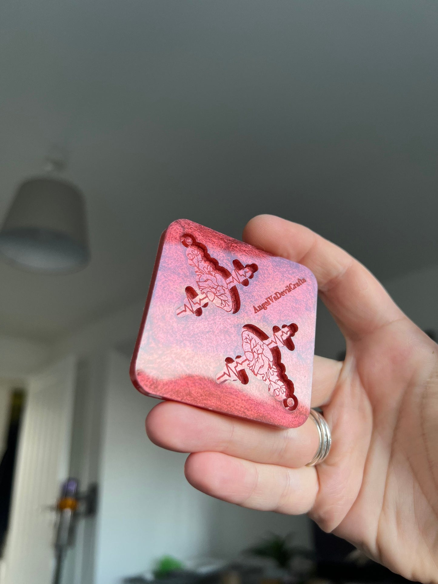 1.5 inch Anatomical Beating Hearts Silicone Mould