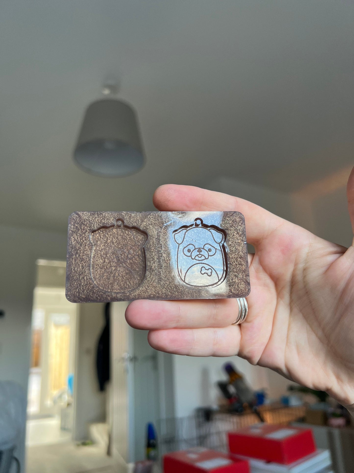 1.5 inch Bulldog Squishies Silicone Mould