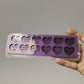 1 inch Rude Love Hearts Silicone Mould Set 2