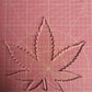 7 inch Weed Leaf Silicone Mould