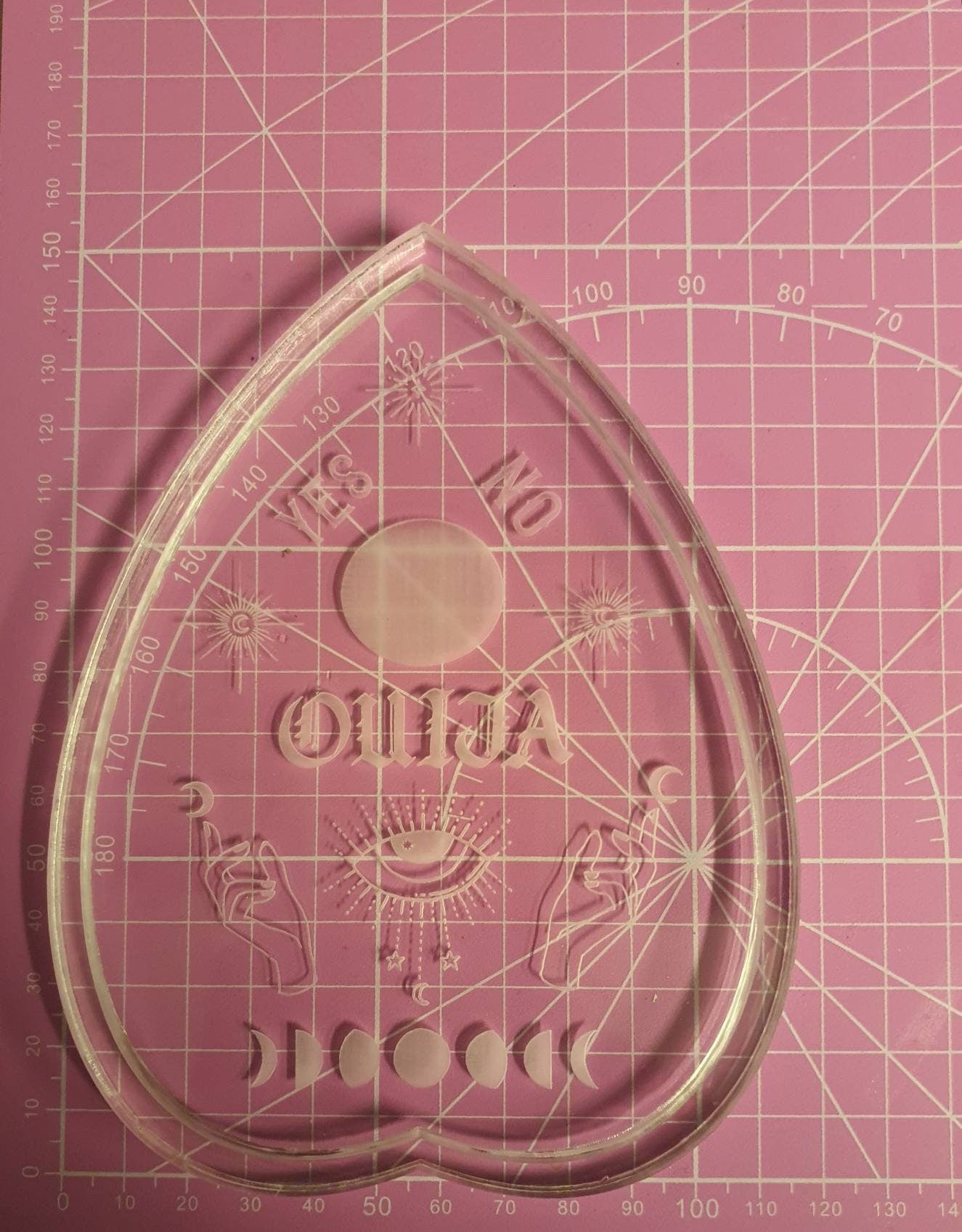 6 inch Ouija Planchette Tray Silicone Mould