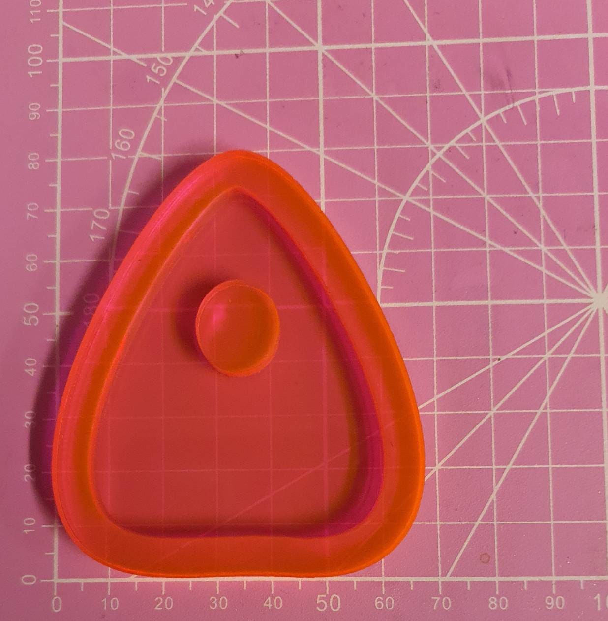 3 inch Planchette Shaker Silicone Mould