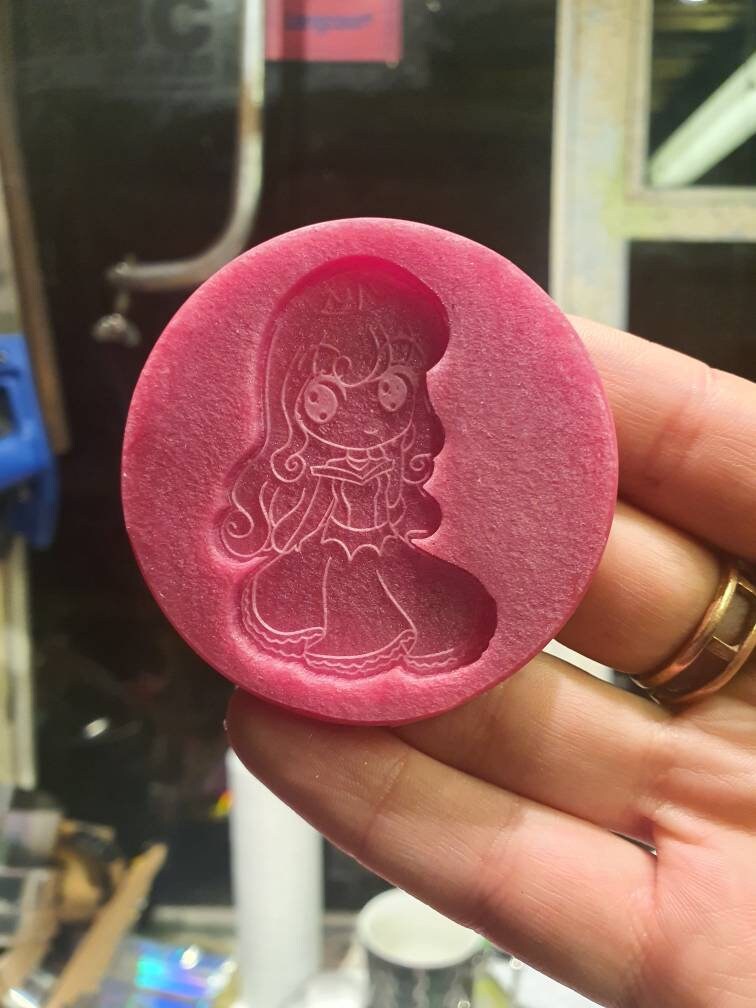 2 inch Princess A Silicone Mould