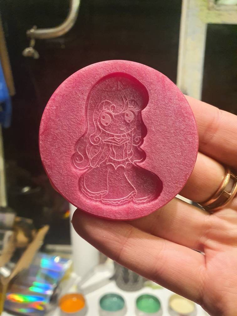 2 inch Princess A Silicone Mould