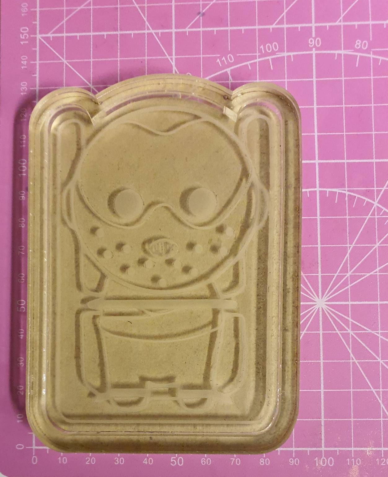 5 inch Spooky Man Tray Silicone Mould