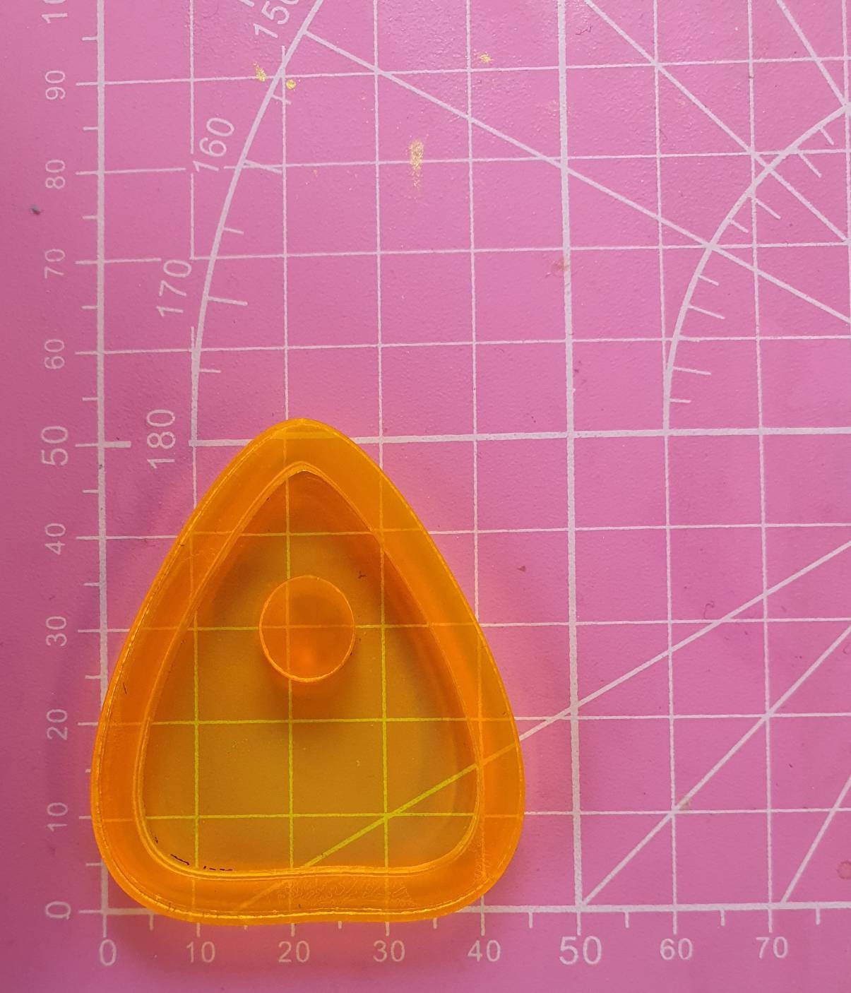 2 inch Planchette Shaker Silicone Mould