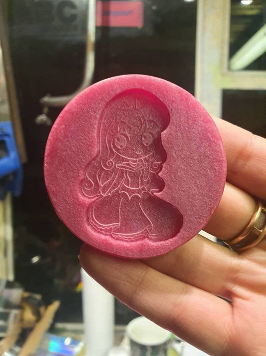 2 inch Princess A Silicone Mould