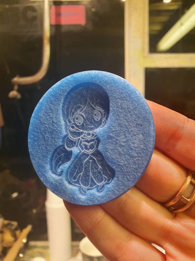 2 inch Princess J Silicone Mould