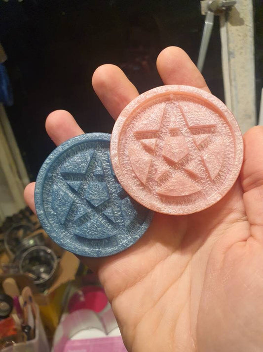 2 Pentagram Silicone Moulds