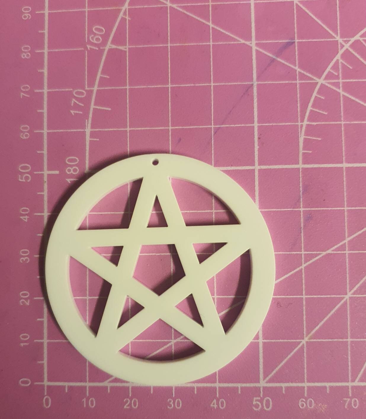 2 Pentagram Silicone Moulds