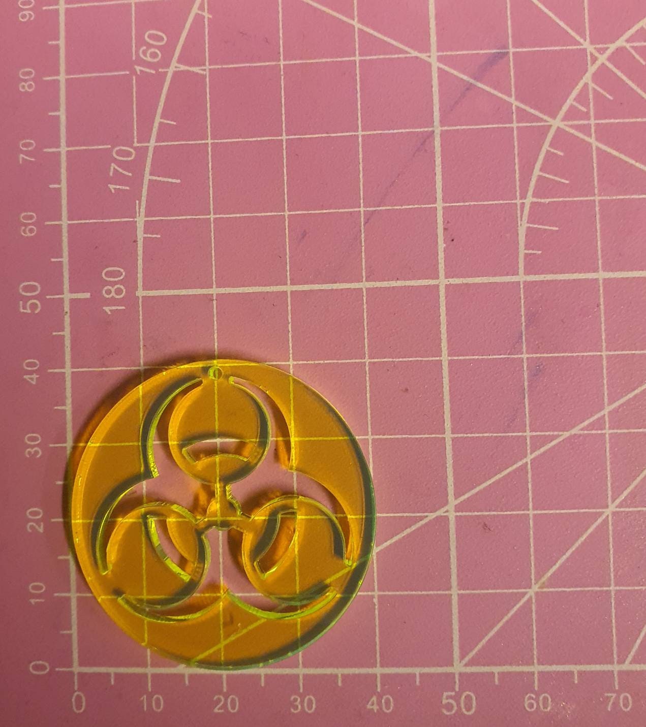 1.5 inch Biohazard Silicone Moulds