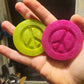 1.5 inch Peace Silicone Moulds
