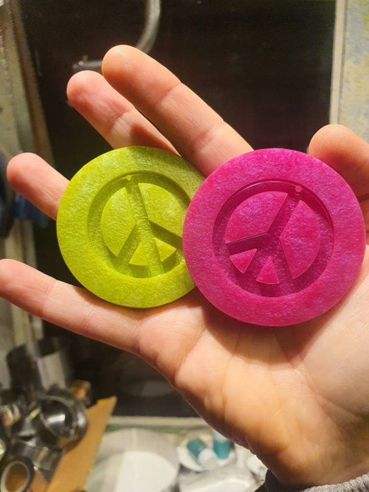 1.5 inch Peace Silicone Moulds