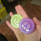 1.5 inch Peace Silicone Moulds
