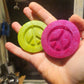 1.5 inch Peace Silicone Moulds